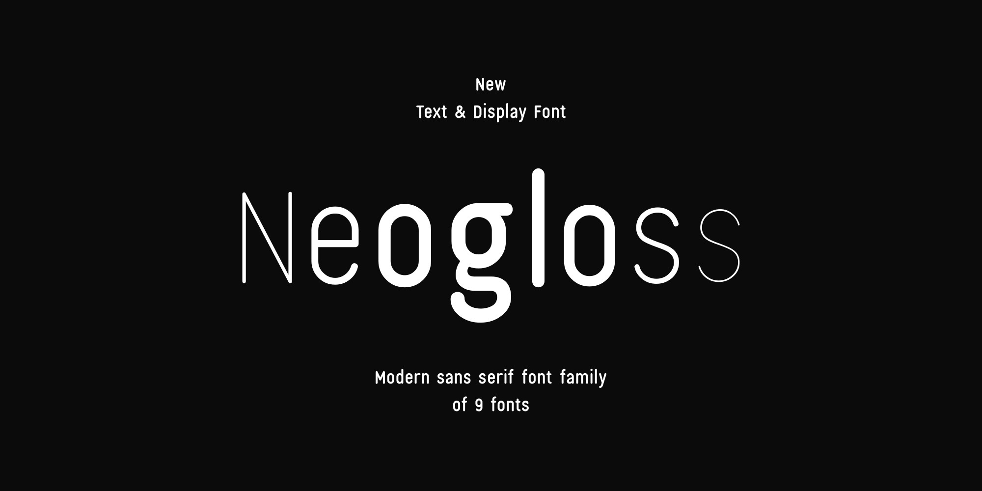 Neogloss – Modern Font Family